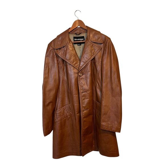 Stratojac Other - True Vintage Stratojac Cognac Leather Jacket